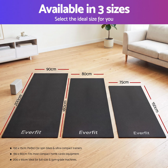 Everfit Exercise Equipment Mat Treadmill Floor Rug Home Gym Fitness Yoga 1.5M