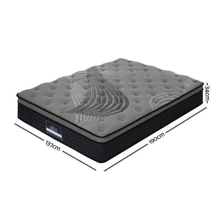 Giselle Bedding 34cm Mattress Bamboo Cover Double