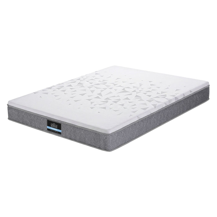 Giselle Bedding Double Mattress 23cm Pocket Spring Mattress with Adjustable Firmness Reversible Foam Layer for Medium Firm & Firm Support Motion Isolation Bedroom Bed