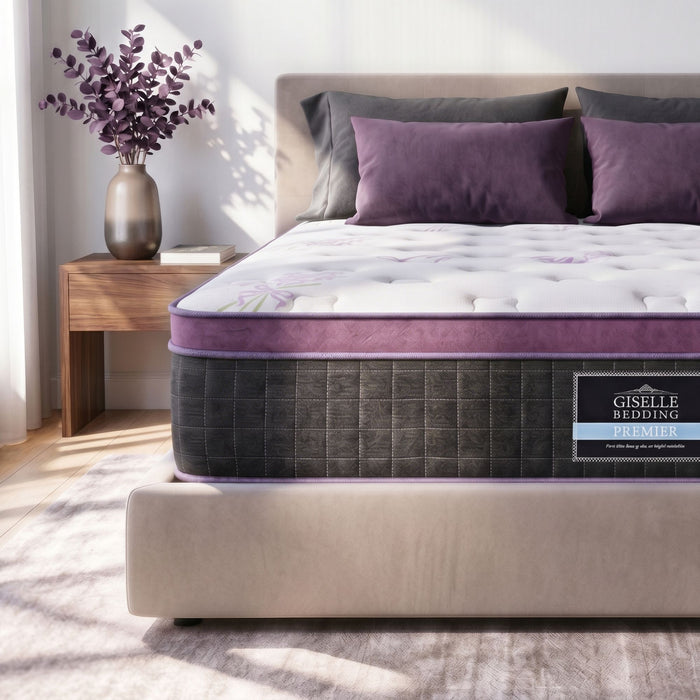 Giselle Queen Euro Top Mattress Firm Pocket Spring Edge Support