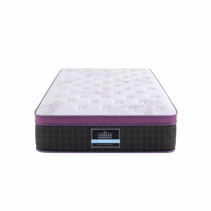 Giselle Single Euro Top Mattress Firm Pocket Spring Edge Support