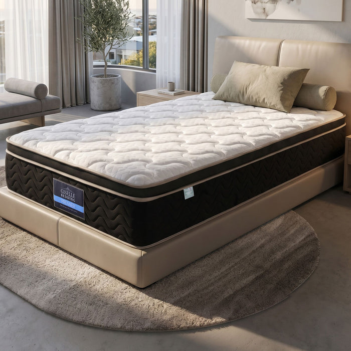 Giselle 35cm Single Mattress Firm with Copper Memory Foam and Edge Support