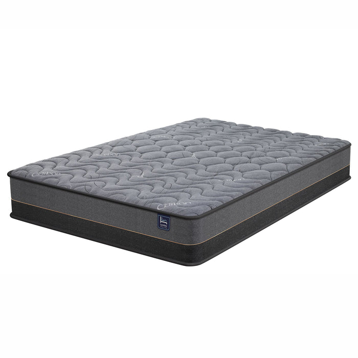 Levitex Double Mattress 25 cm Hybrid Pocket Spring with 4cm Egg Crate Foam for Deep Sleep Bamboo Charcoal Fabric