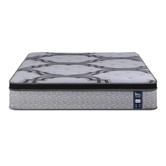 Levitex 5-Zone Pocket Spring Mattress with Latex & Memory Foam 7.5 Firm Hybrid Mattress for Extra Lumbar & Shoulder Support 34 cm Thickness King