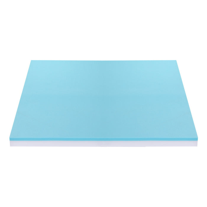 Giselle 8cm Memory Foam Mattress Topper Gel Dual Layer Foam Bamboo King