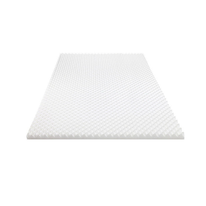 Giselle Bedding Memory Foam Mattress Topper Egg Crate 5cm King Single