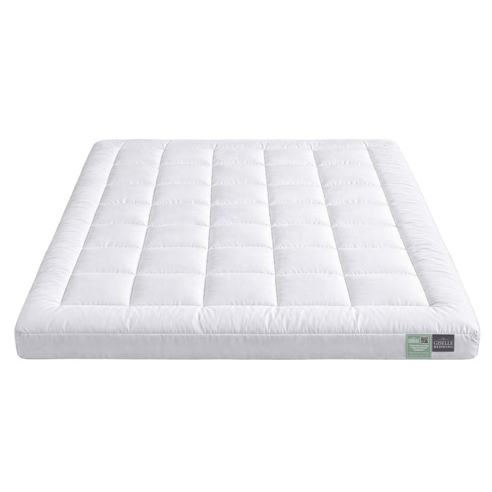Giselle 8cm Queen Memory Foam Mattress Topper Pillow Top with Gel Foam