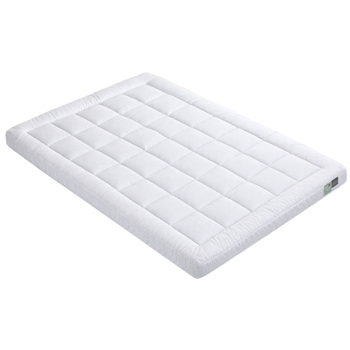 Giselle 8cm Queen Memory Foam Mattress Topper Pillow Top with Gel Foam