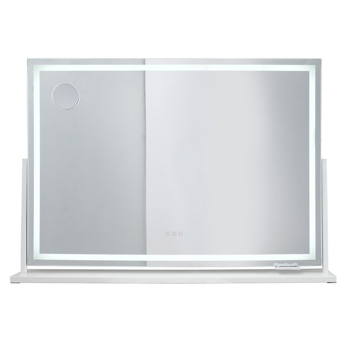 Embellir 100x70cm Makeup Mirror 360 degree Rotatable Vanity Mirror 10x magnifing