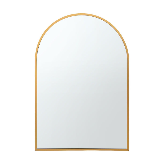Embellir Arch Wall Mirror, Decorative Gold Frame Mirrors, 61x41cm Bathroom Vanity Mirror, Slim Frame for Living Room Entryway Bedroom Decor