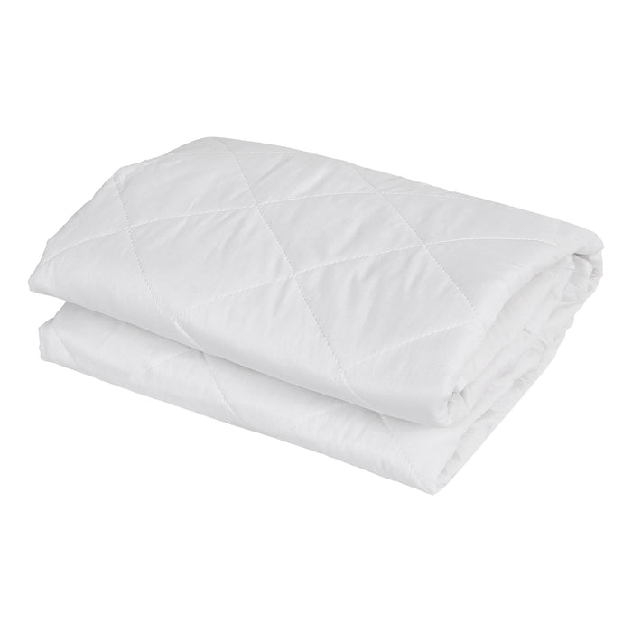 Giselle Waterproof Mattress Protector 100% Cotton Quilted Fitted Cover Queen