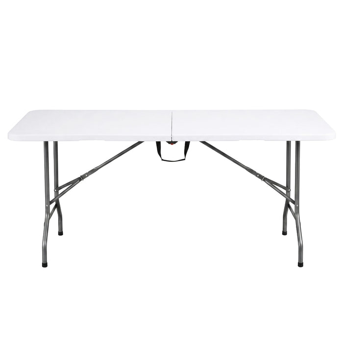 Gardeon 180cm Folding Table Portable Fold-in-Half with Handle Camping Picnic