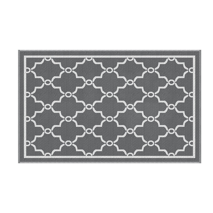 Gardeon Outdoor Rugs 152x244cm Large Carpet Reversible Area Mat PP Dual-Sided Patio Rug Maroc