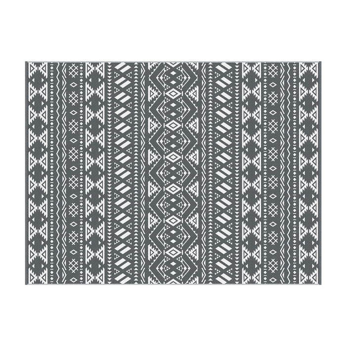 Gardeon Outdoor Rugs 274x366cm Large Carpet Reversible Area Mat PP Dual-Sided Patio Rug Bohemian