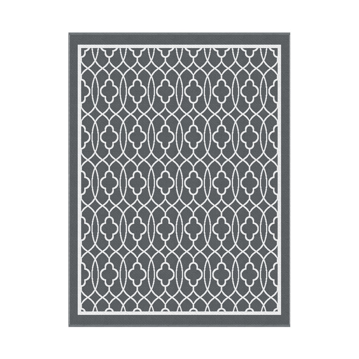 Gardeon Outdoor Rugs 274x366cm Large Carpet Reversible Area Mat PP Dual-Sided Patio Rug