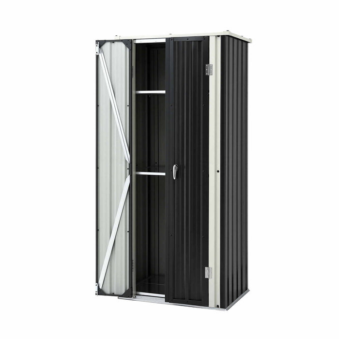 Gardeon Outdoor Storage Cabinet Garden Shed Tool Lockable Cupboard Steel Adjustable Shelves