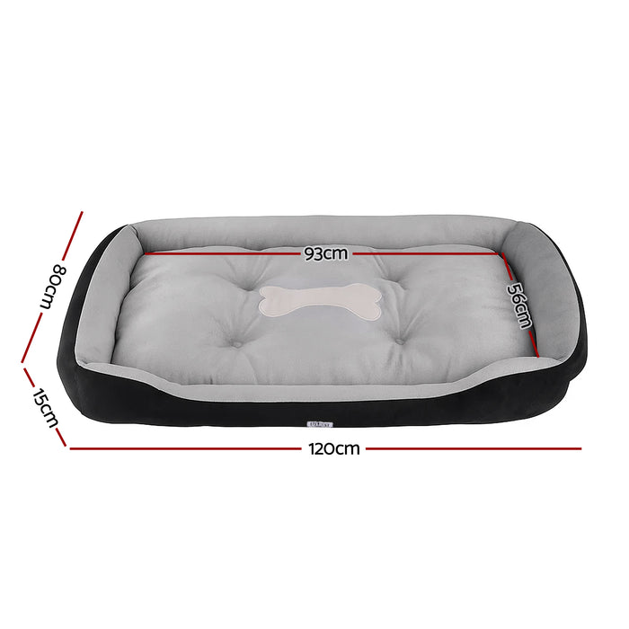 i.Pet Pet Bed Dog Bed Soft PP Cotton Mat Sleeping Comfy Cushion Washable Extra Large