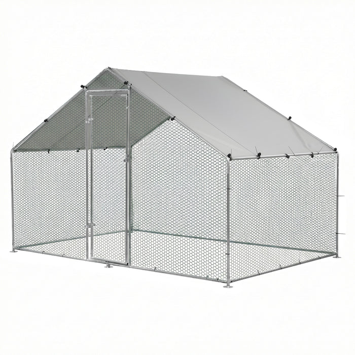 i.Pet Chicken Coop Rabbit Hutch Outdoor Run Walk in Hen Cage Ferret House 3x2x2m