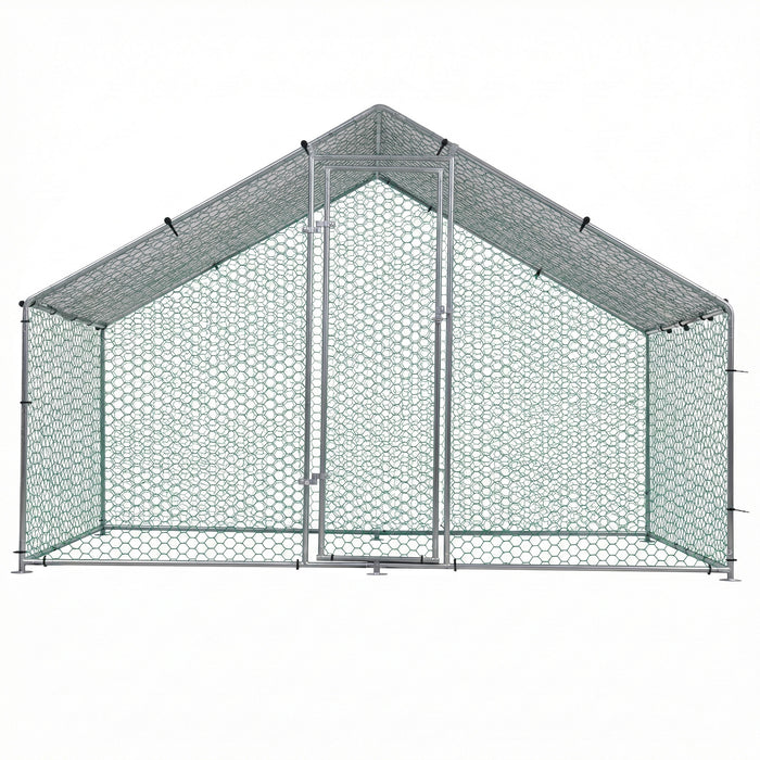 i.Pet Chicken Coop Rabbit Hutch Outdoor Run Walk in Hen Cage Ferret House 3x2x2m