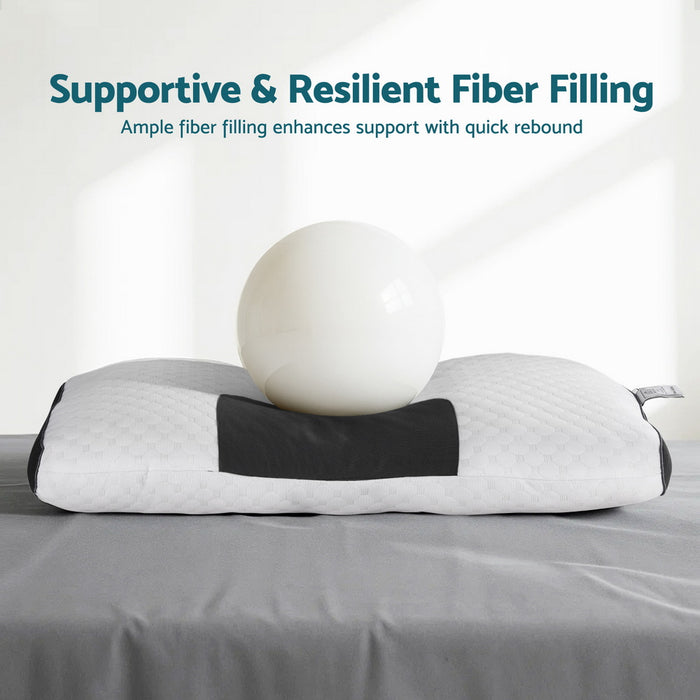 Giselle Bedding Contour Pillow Ergonomic Neck Pillow 48X73CM