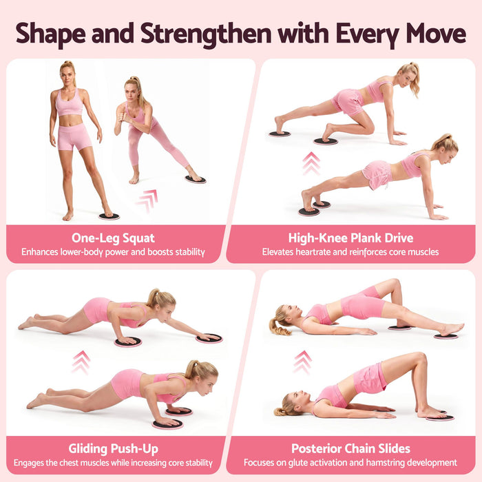 Everfit Pilates Ring Set for Women, 15pcs Home Workout Pilates Equipment with Ring, Ball, Yoga Socks, D-Ring etc. Pilates Starter Kit for Strength, Toning and Flexibility Pink