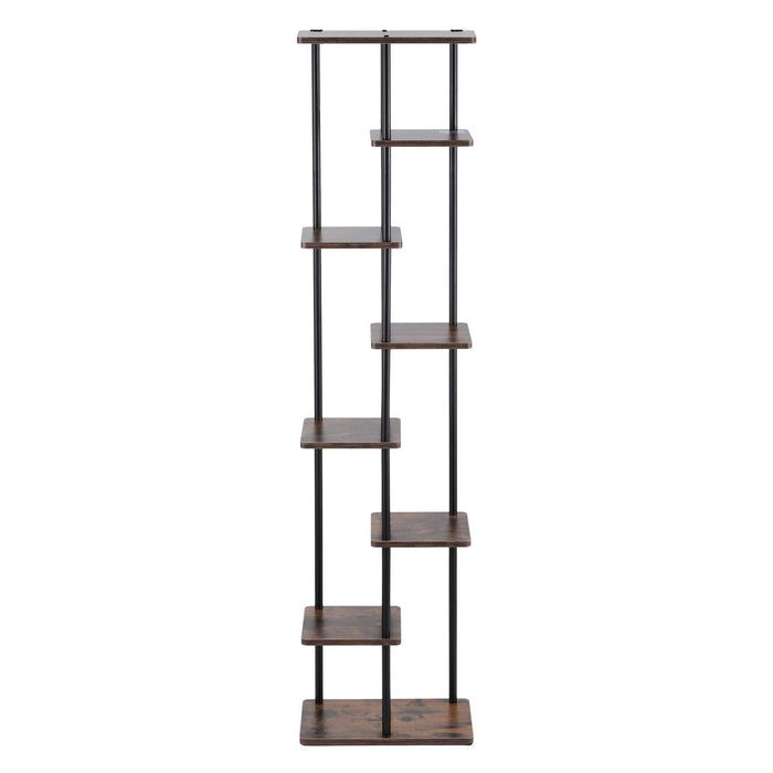 Artiss 8 Tiers Plant Stand Metal Flower Pots Shelf Indoor Outdoor Garden Home