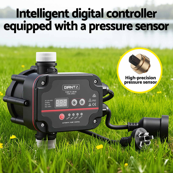 Giantz Garden Water Pump Auto Controller Tank Farm Irrigation House 800W Max.
