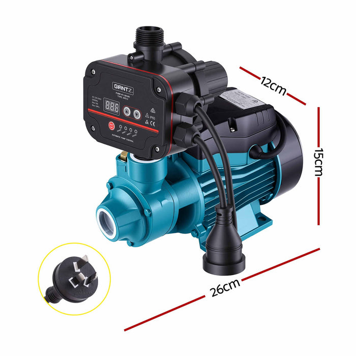 Giantz Peripheral Water Pump Automatic Controller Clean Garden Rain Tank 0.5HP