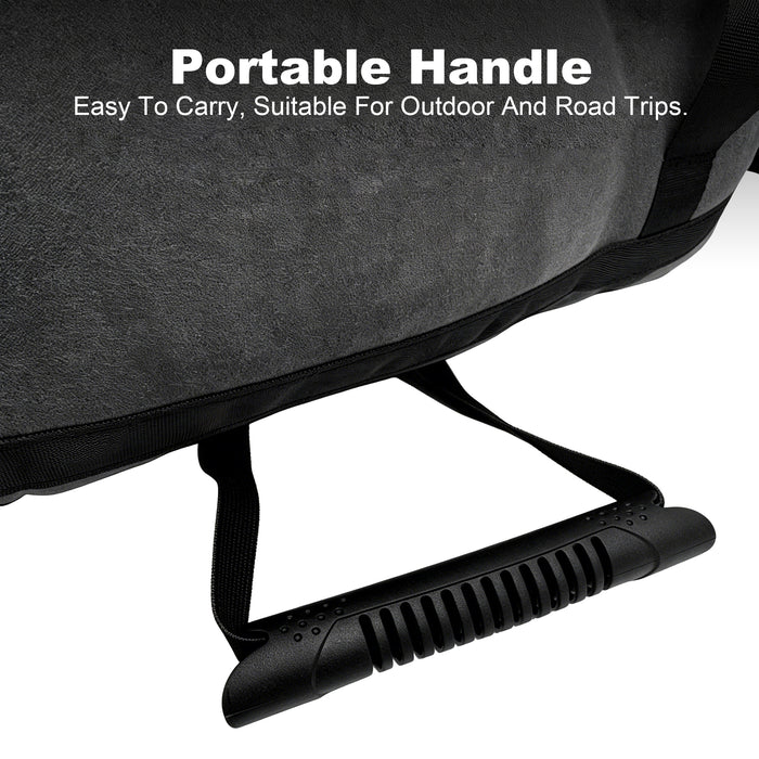 Suede Pet Car Seat Booster Bed Adjustable Safety Straps Scratch Resistant 3 Size