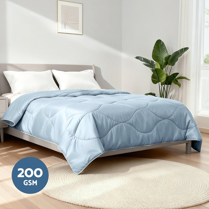 Giselle Tencel Quilt 200GSM Summer Quilts Comforter Doona Light Weight Soft Throw Blanket King