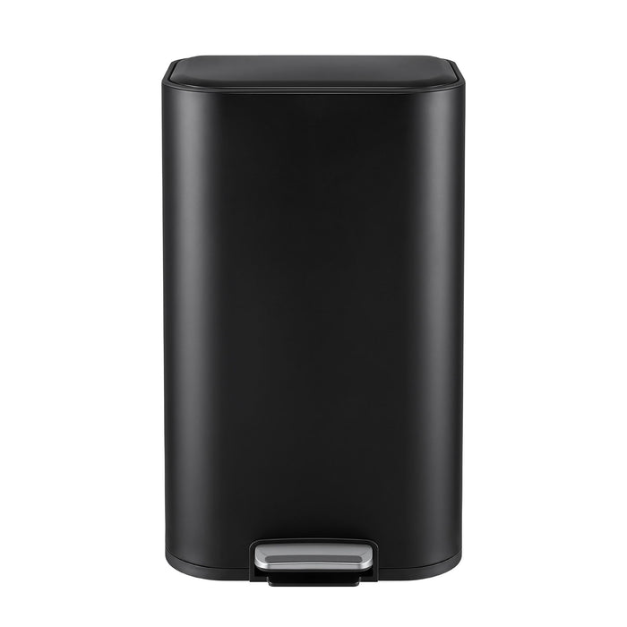 Cefito 30L Pedal Rubbish Bin Kitchen Trash Garbage Waste Can Soft Close Black