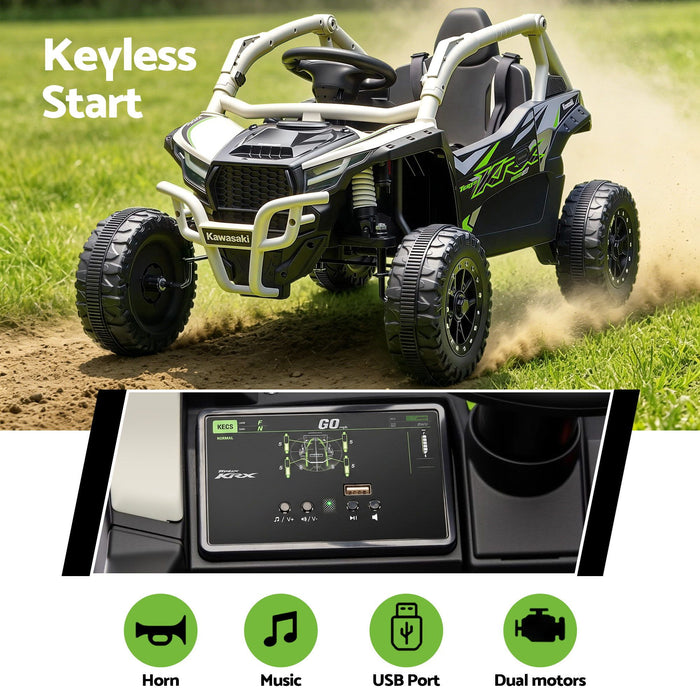 Kids Ride On Car Off-Road Licensed KRX1000 Electric Toy with Remote Control Music