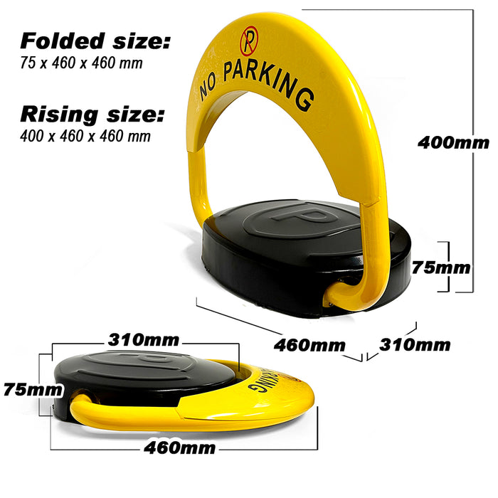 High Quality Automatic Remote Control Parking Lock Auto Alarmed 50m Barrier AU STOCK