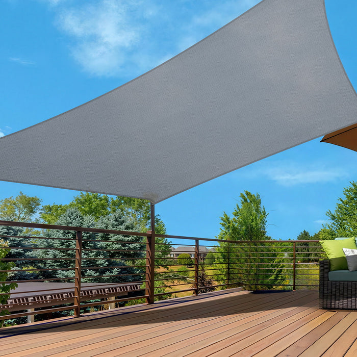 Instahut Sun Shade Sail Shadecloth Canopy Rectangle 280gsm 4x6m