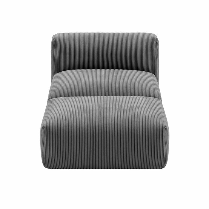 Artiss Foldable Bean Bag Sofa Bed Cloud Couch Boneless Floor Lounger Chair Grey