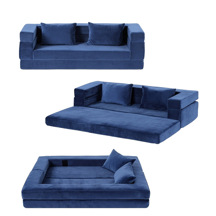 Artiss Convertible Folding Sofa Bed Pull Out Mattress Foldable Lounge Couch Chair