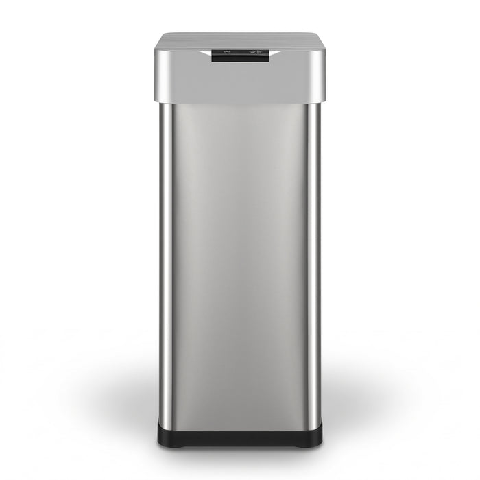 Devanti 50L Motion Sensor Bin Rubbish Bins Kitchen Automatic Trash Can Silver