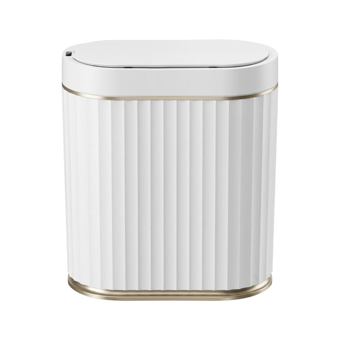 Devanti Sensor Bins 7L Motion Sensor Trash Can Slim Touchless Automatic Waste Bin White