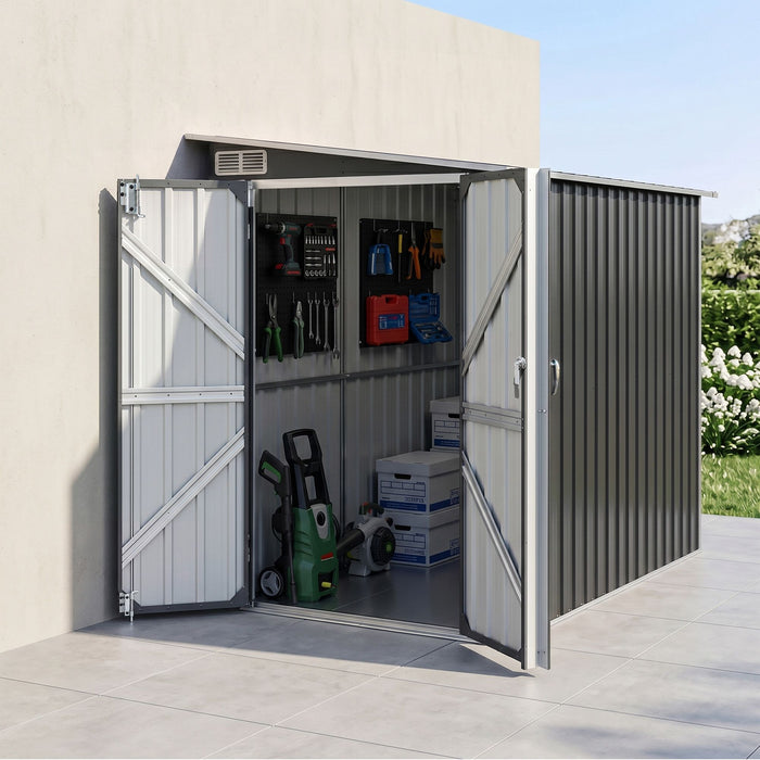 Giantz Garden Shed 118x238cm Lean To Bike Shelter Backyard Outdoor Storage
