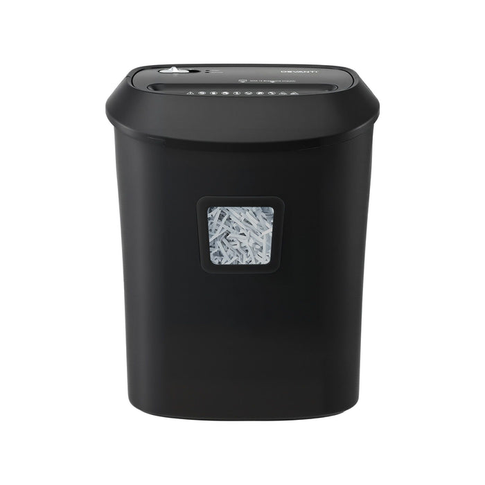 DEVANTI 25L Paper Shredder 14 Sheet P4 Cross Cut for Home Office