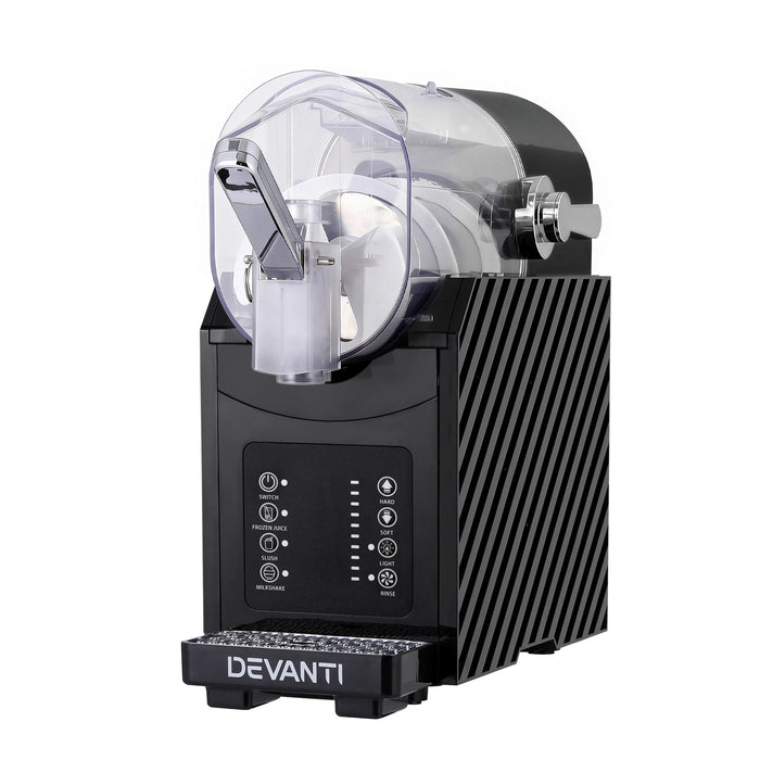 Devanti 1.8L Slushie Machine Maker Frozen Smoothies Milkshakes Black