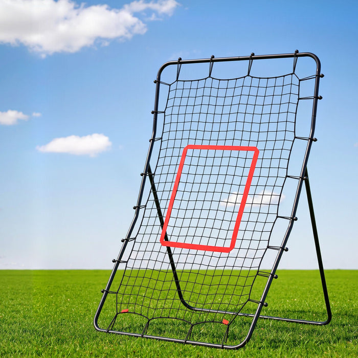 Everfit Baseball Rebounder Net Pitching Practice Target Screen 143cm