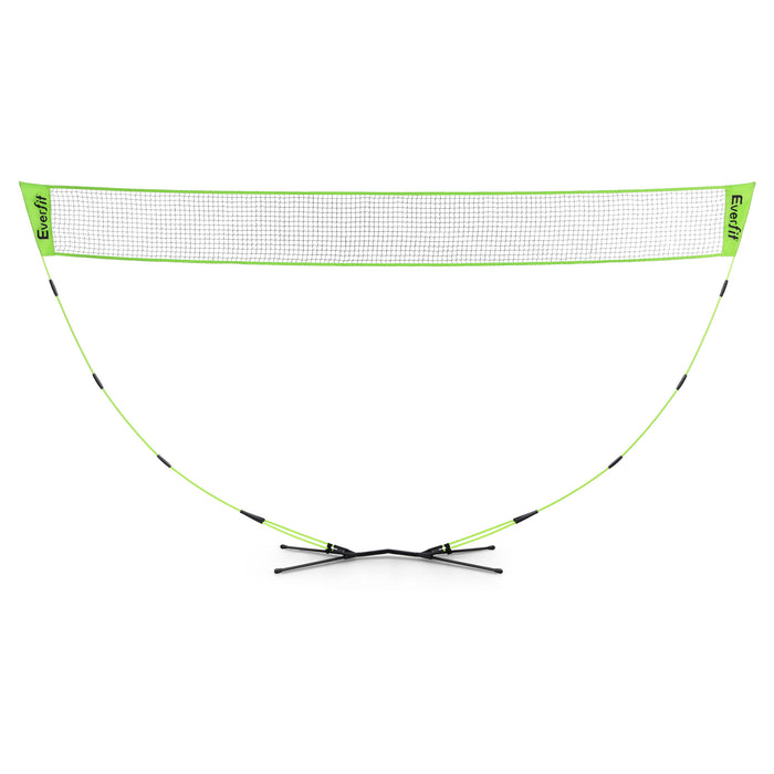Everfit 3M Badminton Tennis Net Portable Volleyball Kit Yellow