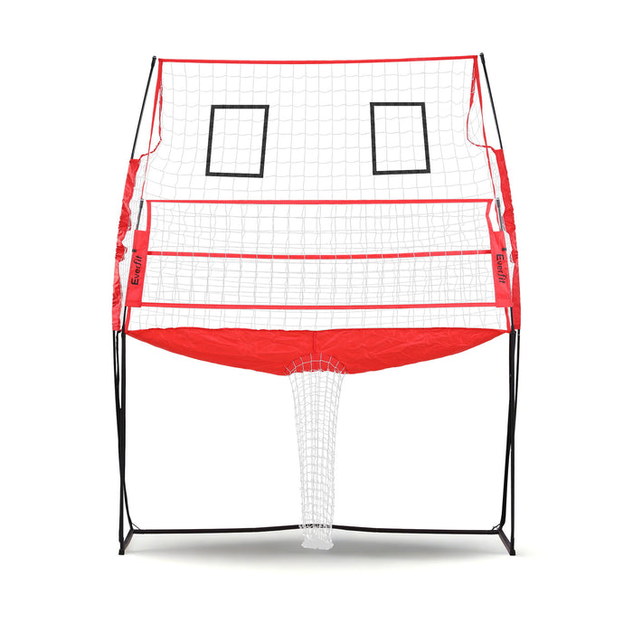 Everfit 8ft Volleyball Net Training Equipment Adjustable Height Portable with Ball and Bag