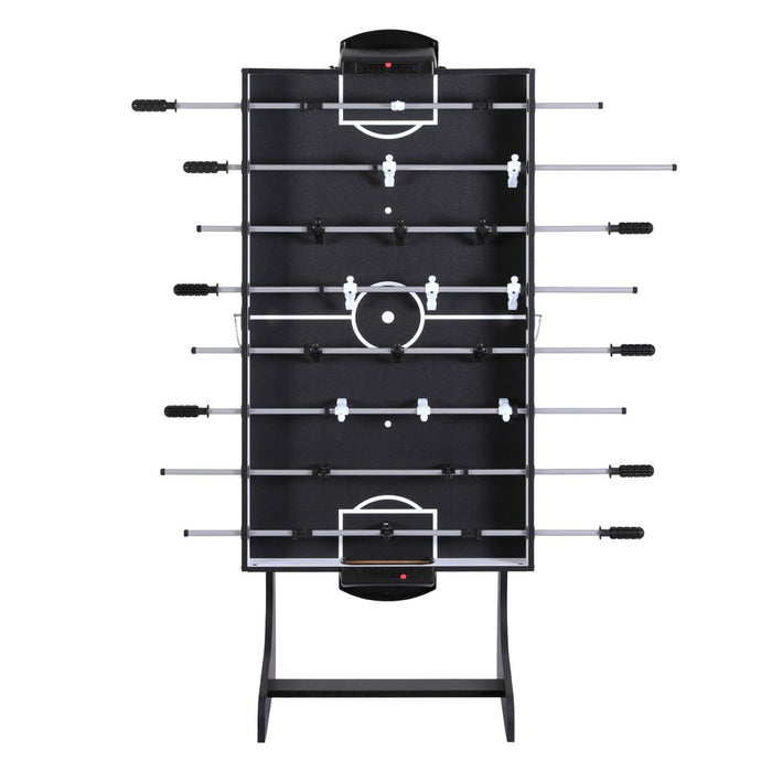 4-in-1 Soccer Table Foldable Game Foosball Table Tennis Pool Hockey