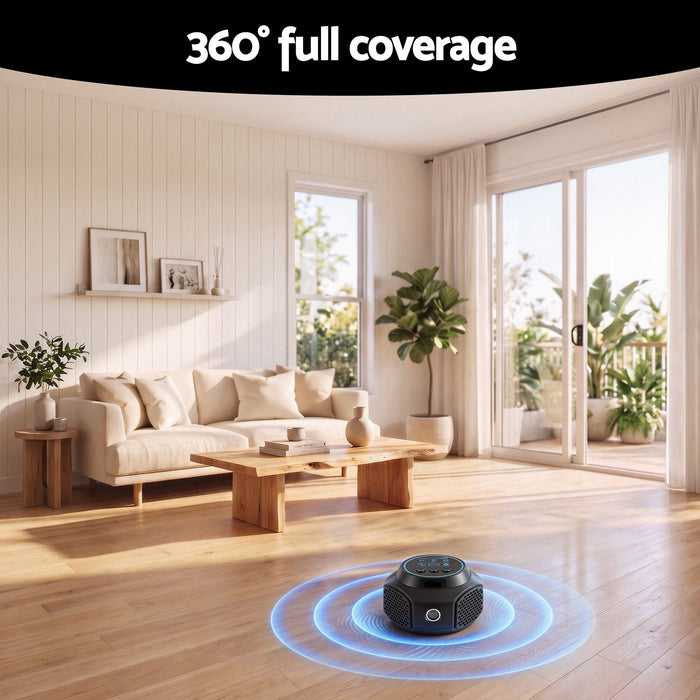 Gardeon Ultrasonic Rat Repeller 360 Degree 4 Modes Pest Repeller Black