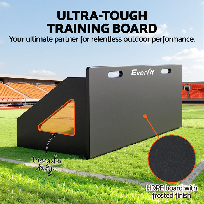 Everfit Soccer Rebounder Board 80cm x 30cm Football Rebound Wall with 2 Angles