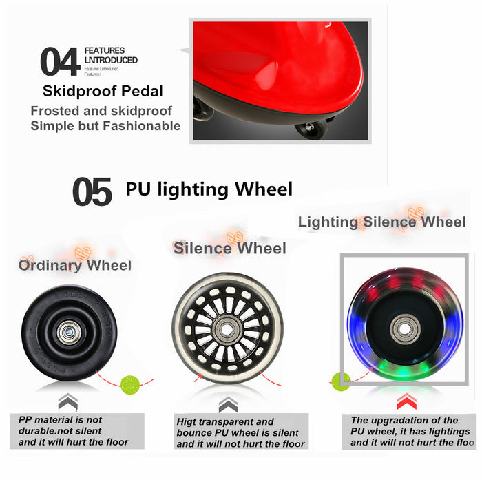 Glide Walker Swing Car Twist Car Ride On Toy  Italian Designer For Children Outdoor 6 Colours Trade Me