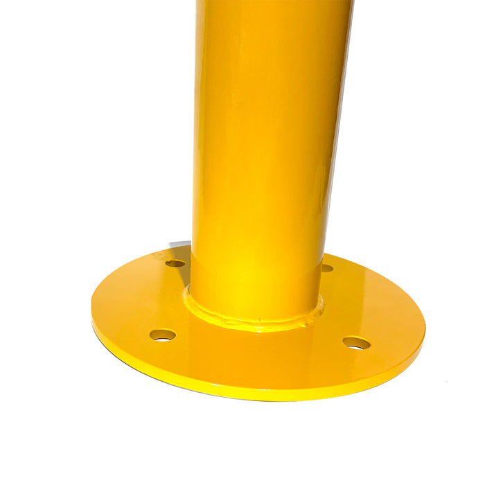 Surface Mounted Bollard 9x90cm Vehicle Heavy-duty Carpark Bollard Barrier Yellow