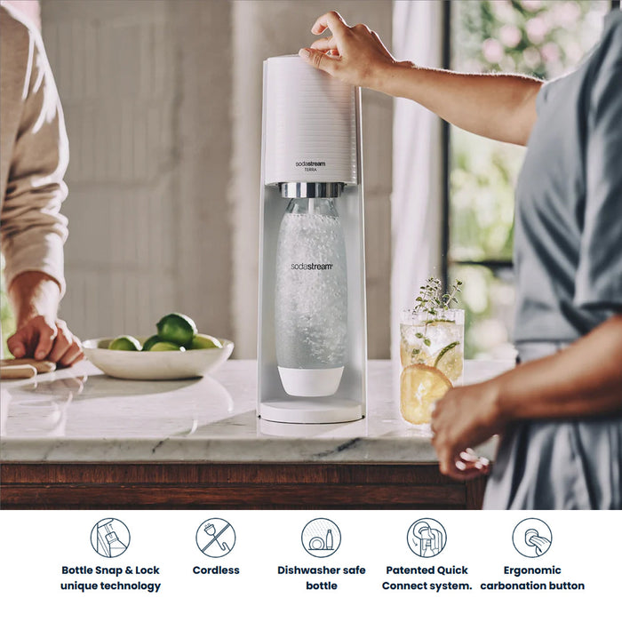 New SodaStream Machine Terra SodaStream Spirit Sparkling Water Maker Quick Connect 2 Colors